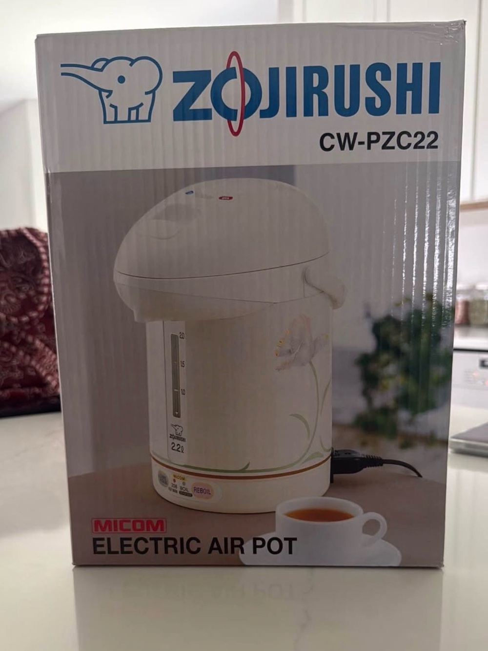 2.2L Electric Air Pot in White - CW-PZC22 - small kitchen appliance